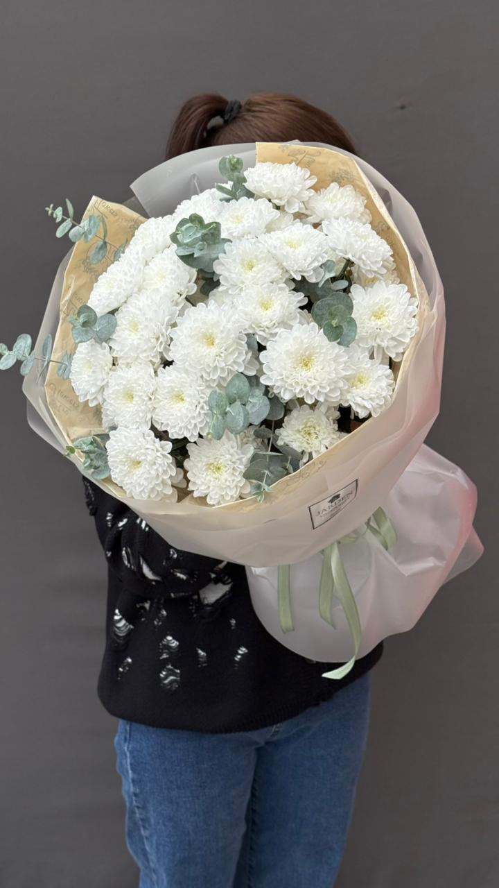 Монобукет № 115 (7 Хризантем)
